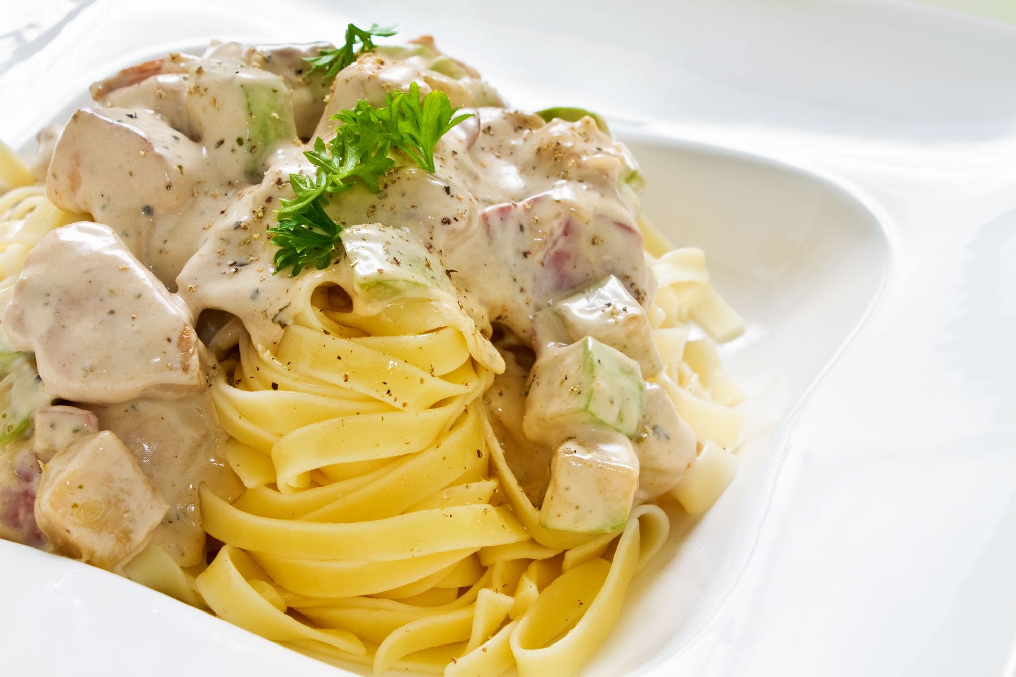 Lemon Chicken Tagliatelle