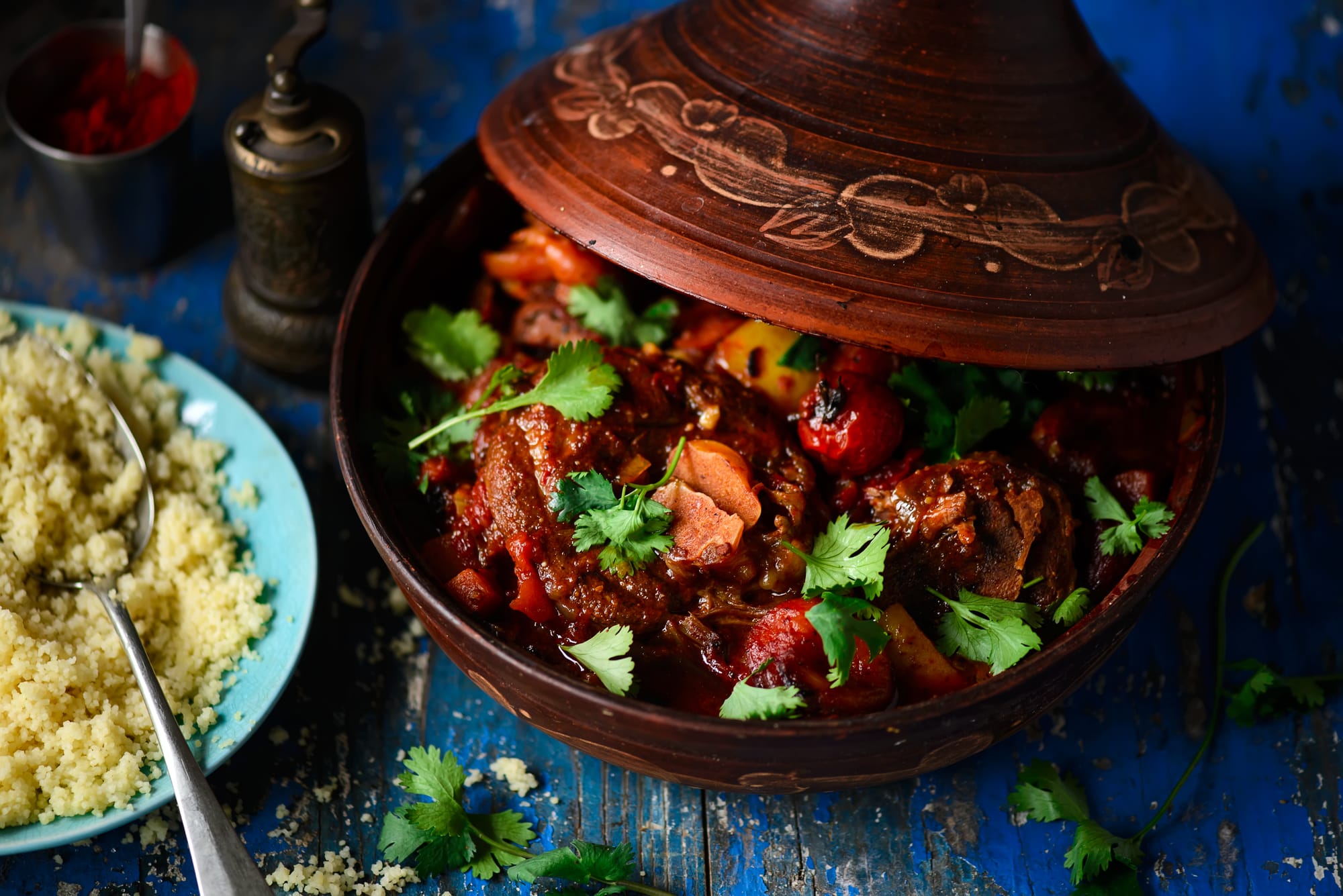 Lamb, Eggplant and Chickpea Tagine