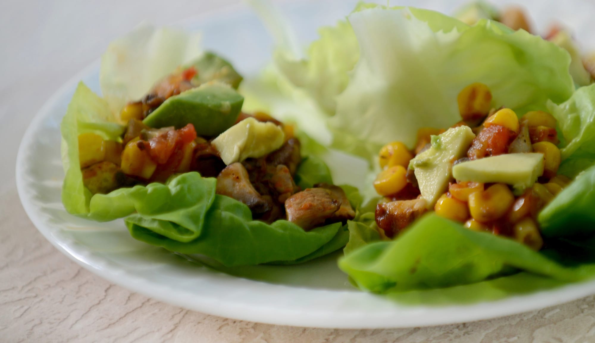 Jackfruit and Hoisin Lettuce Cups