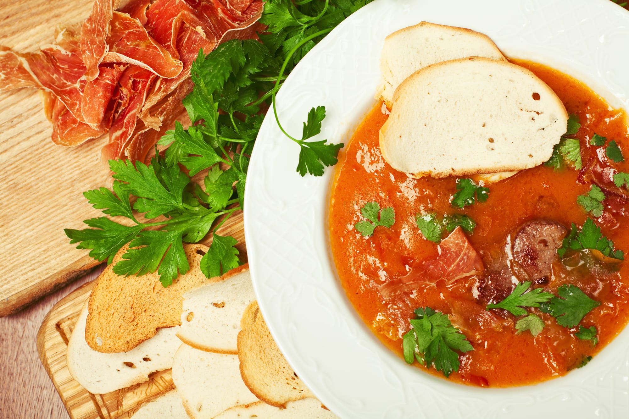 Simple Bacon and Tomato Soup