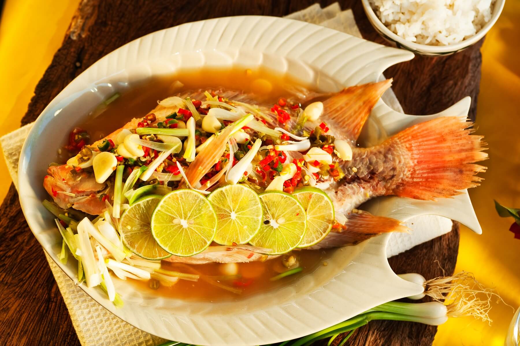 Red Snapper with Orange and Capers