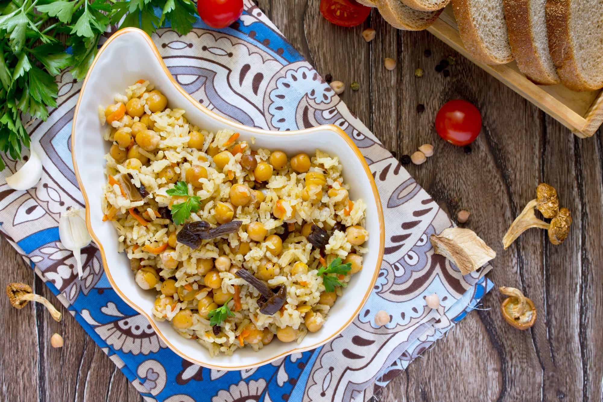 Lamb, Apricot and Chickpea Pilaf