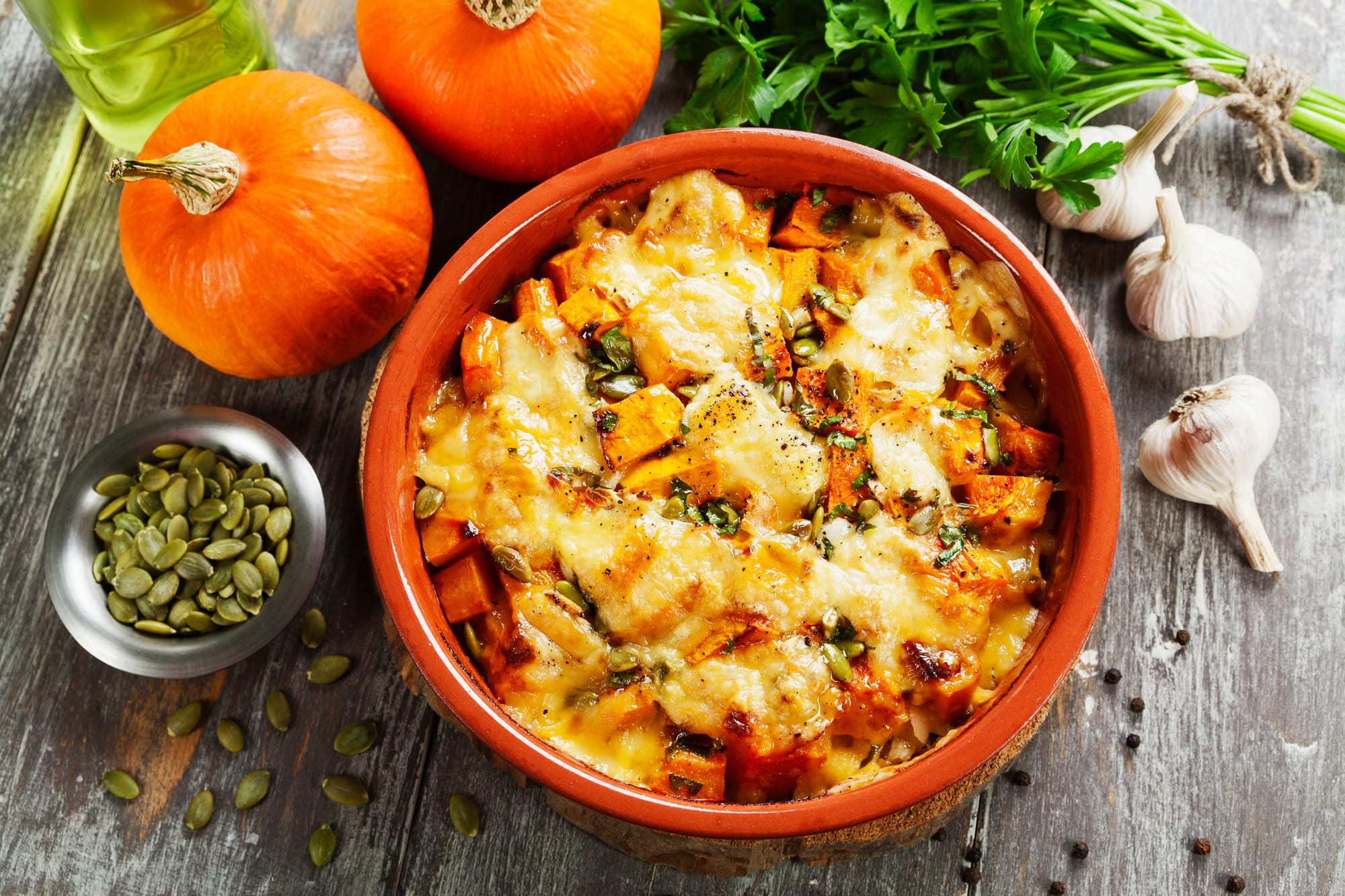 Sweet Potato and Rosemary Pasta Bake