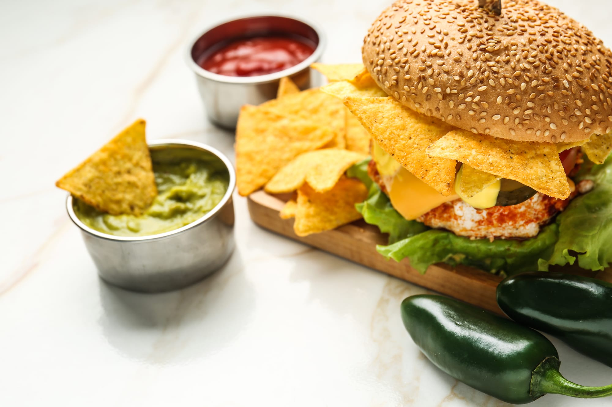 Tex Mex Beef Burgers