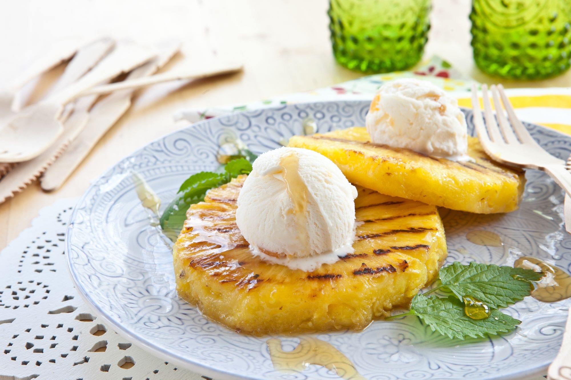 Spiced Roasted Pineapple