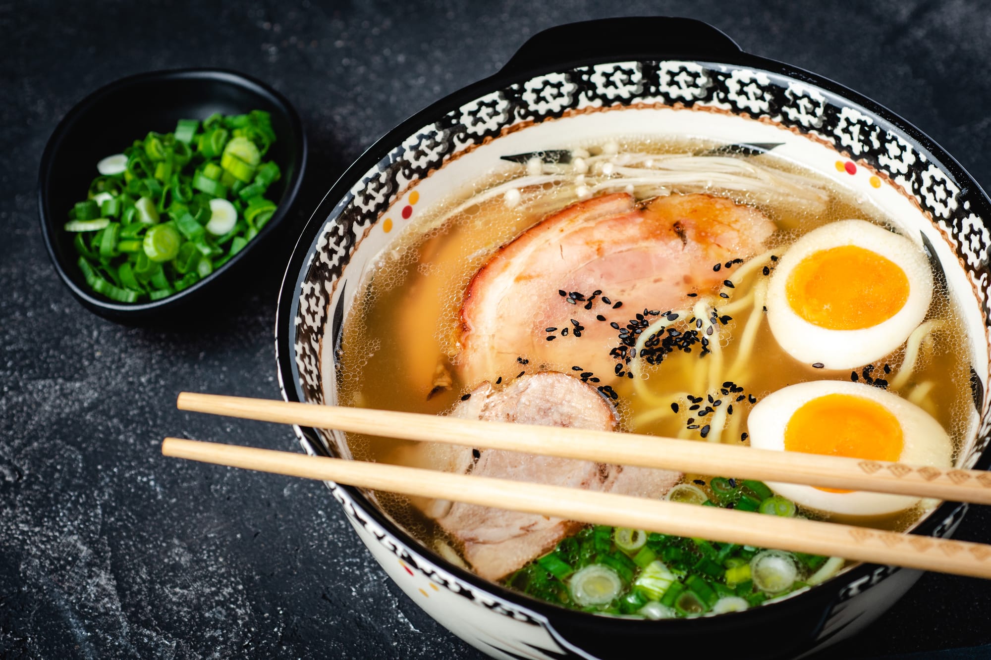 Egg and Bacon Udon Brunch