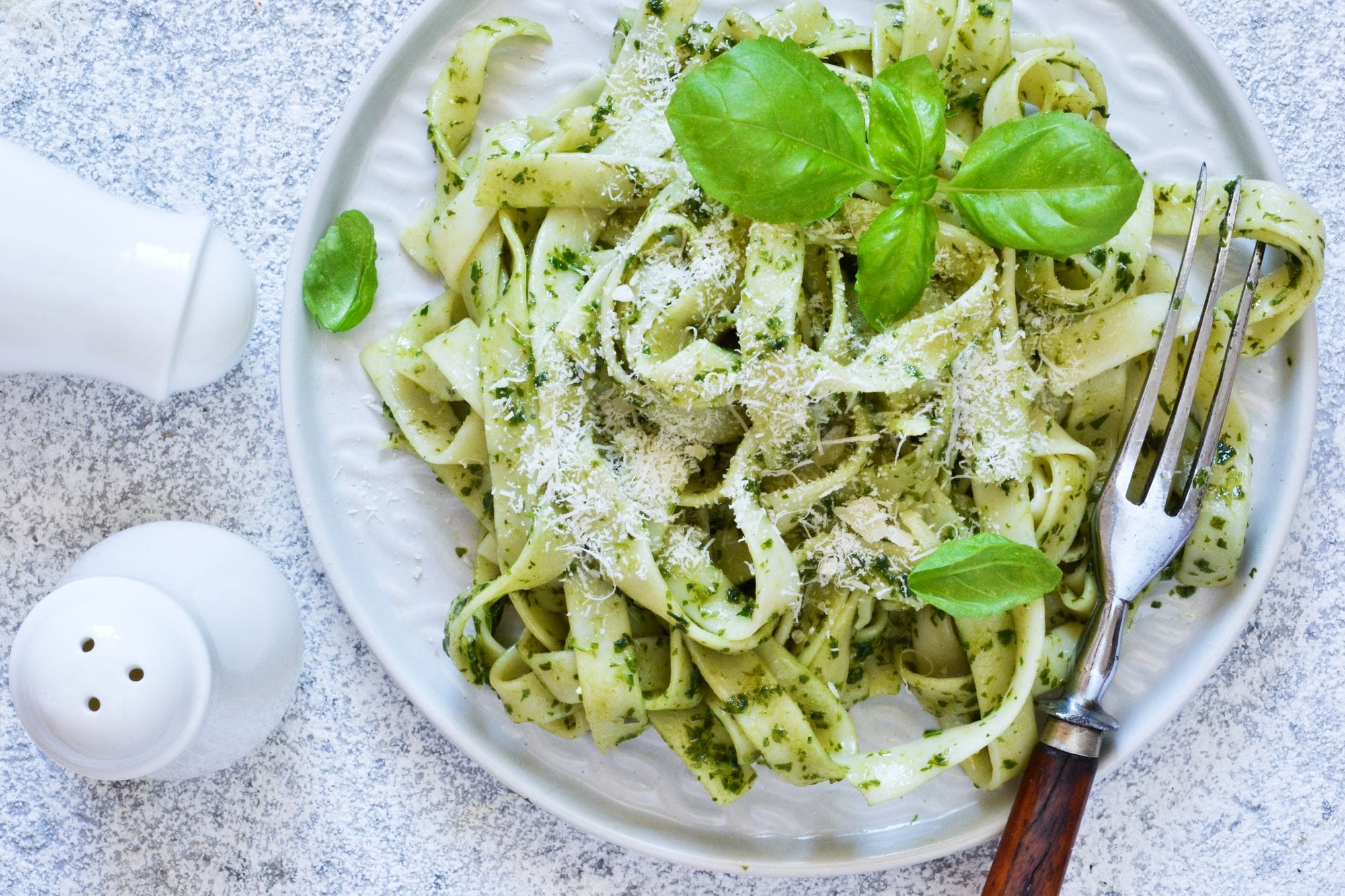 Tagliatelle with Hazelnut Pesto