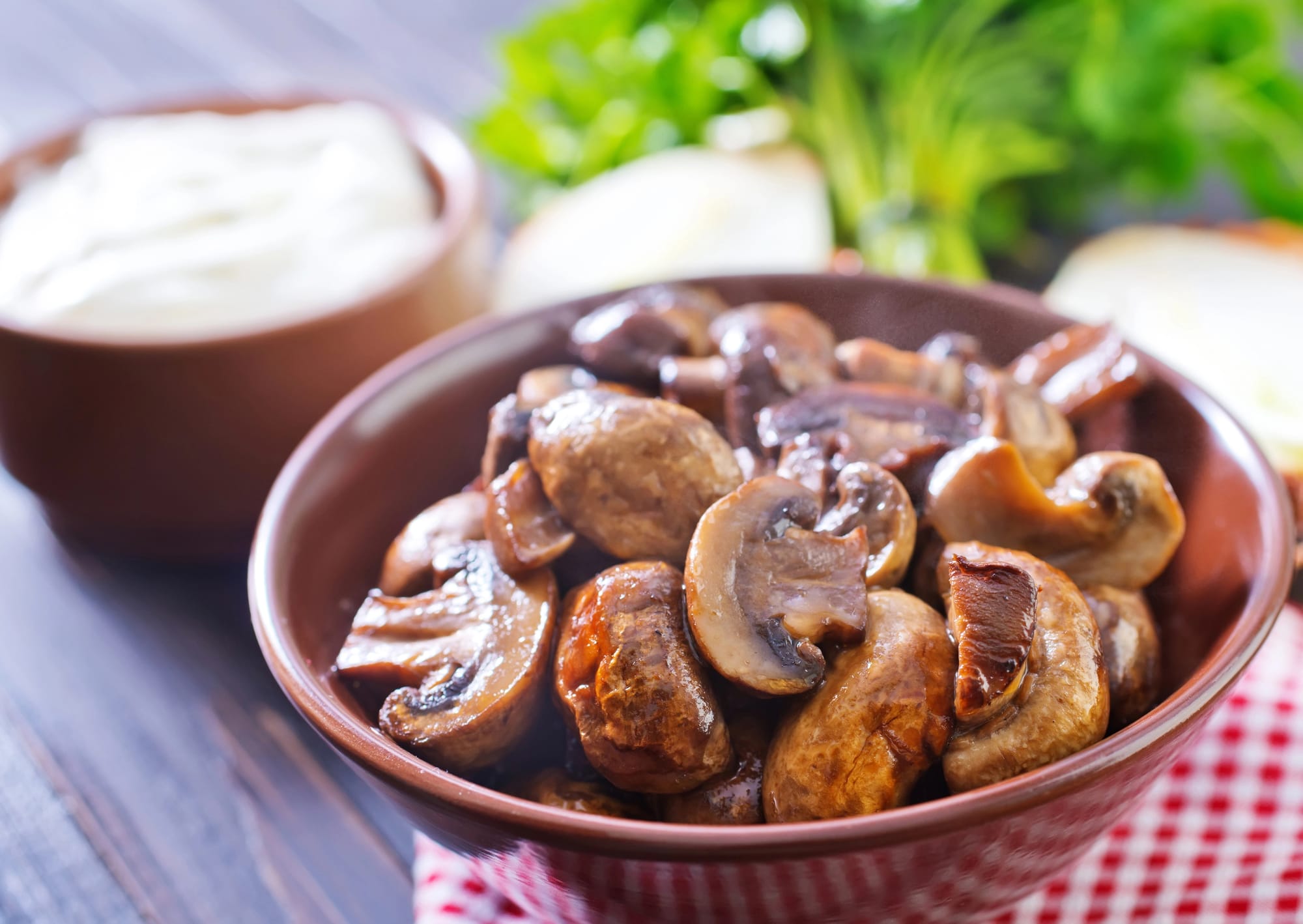Soy-Braised Mushrooms