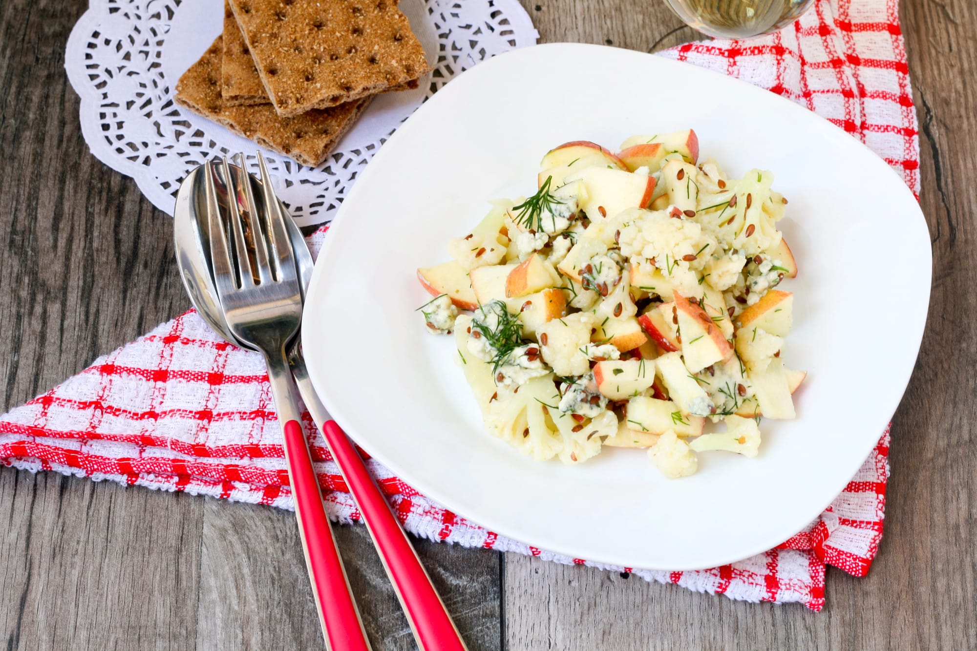 Cauliflower Waldorf Salad