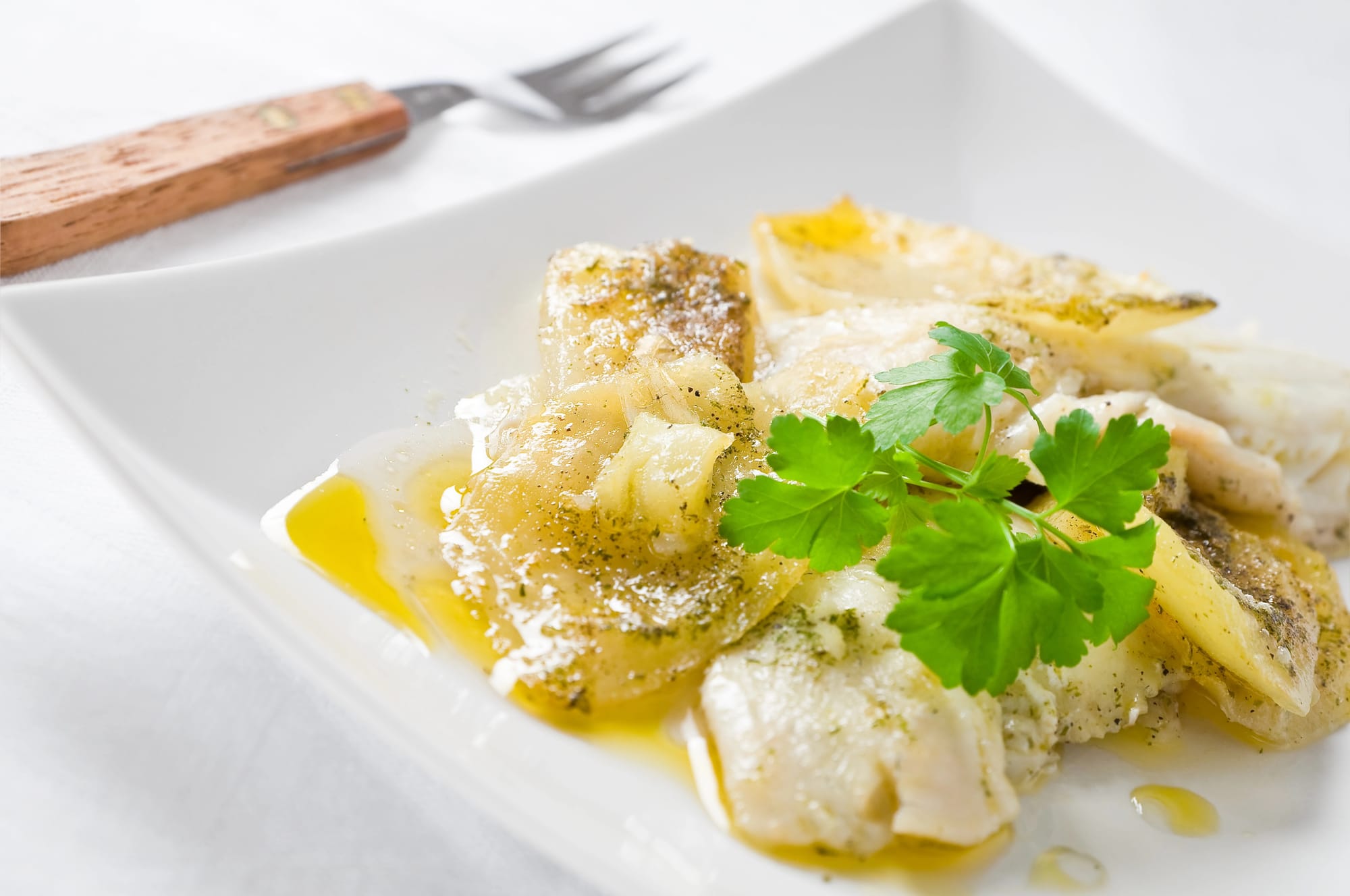 Sole Fillets with Miso and Lemon Sauce