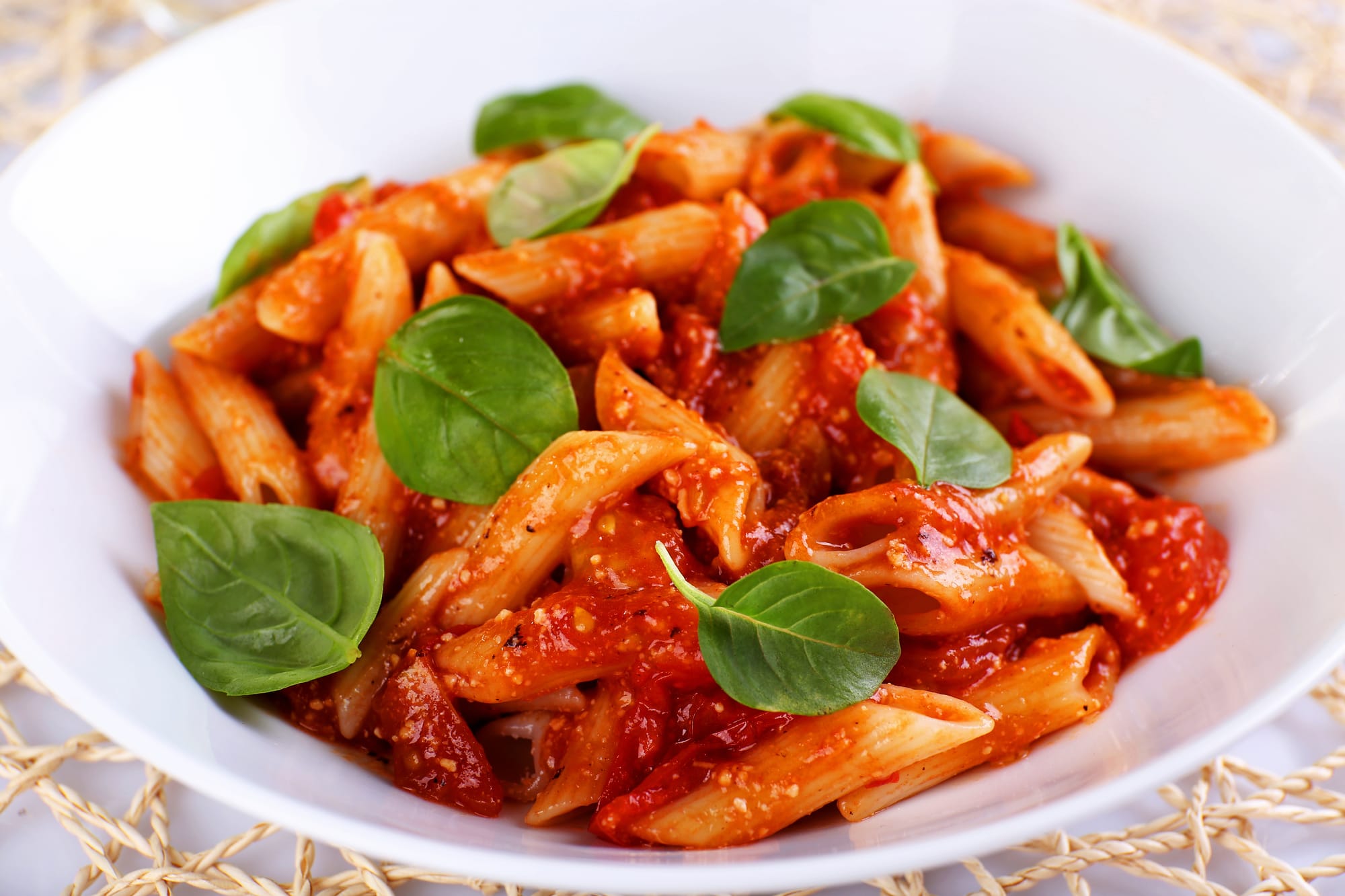 Spinach and Sundried Tomato Rigatoni