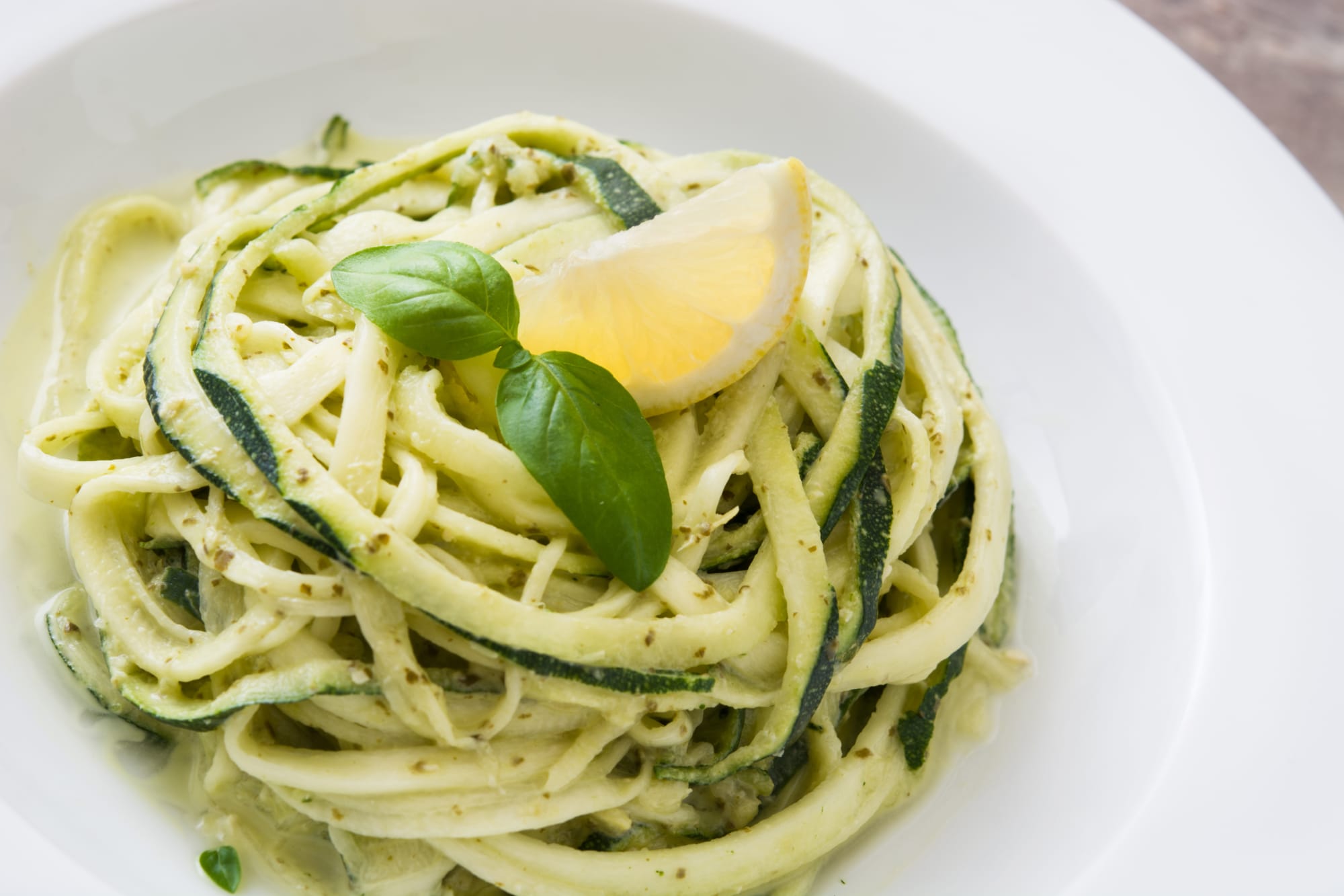 Creamy Courgette Fettuccine