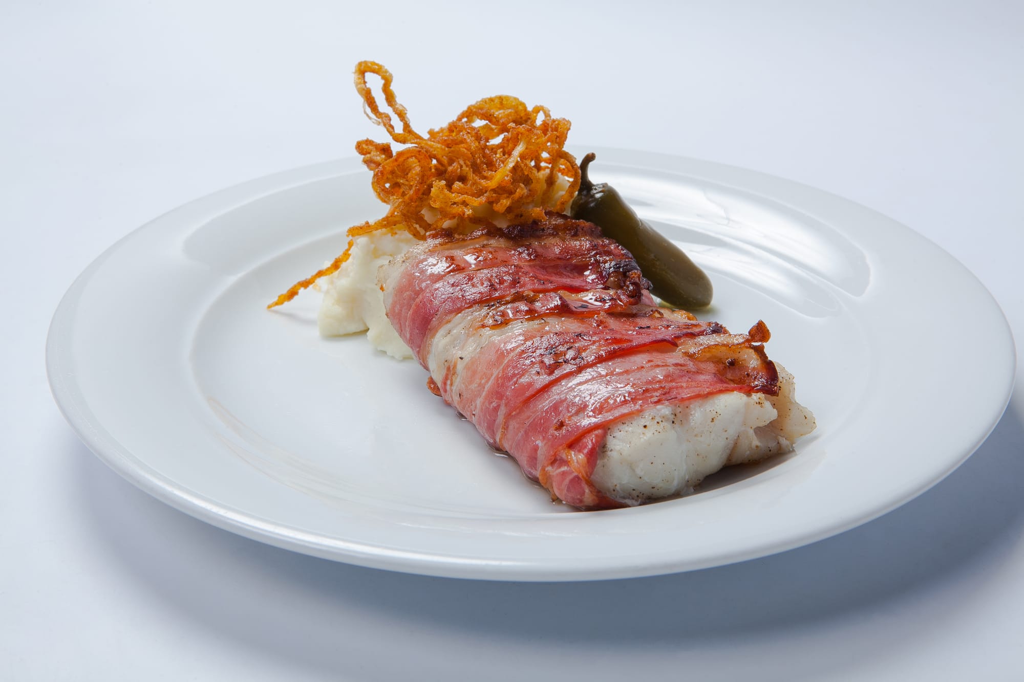 Cod, Bacon and Pesto Parcels