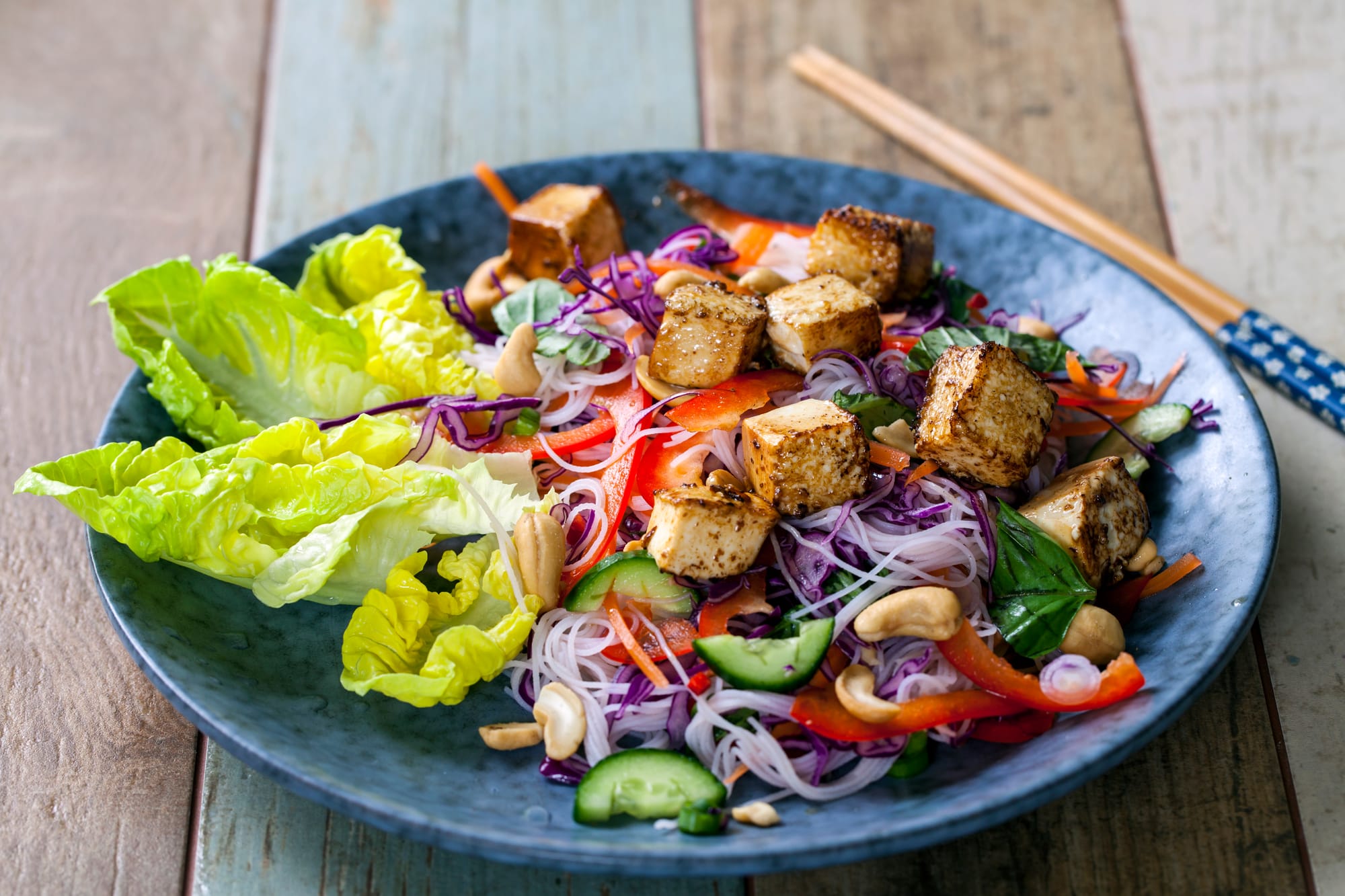 Crispy Tofu Noodles