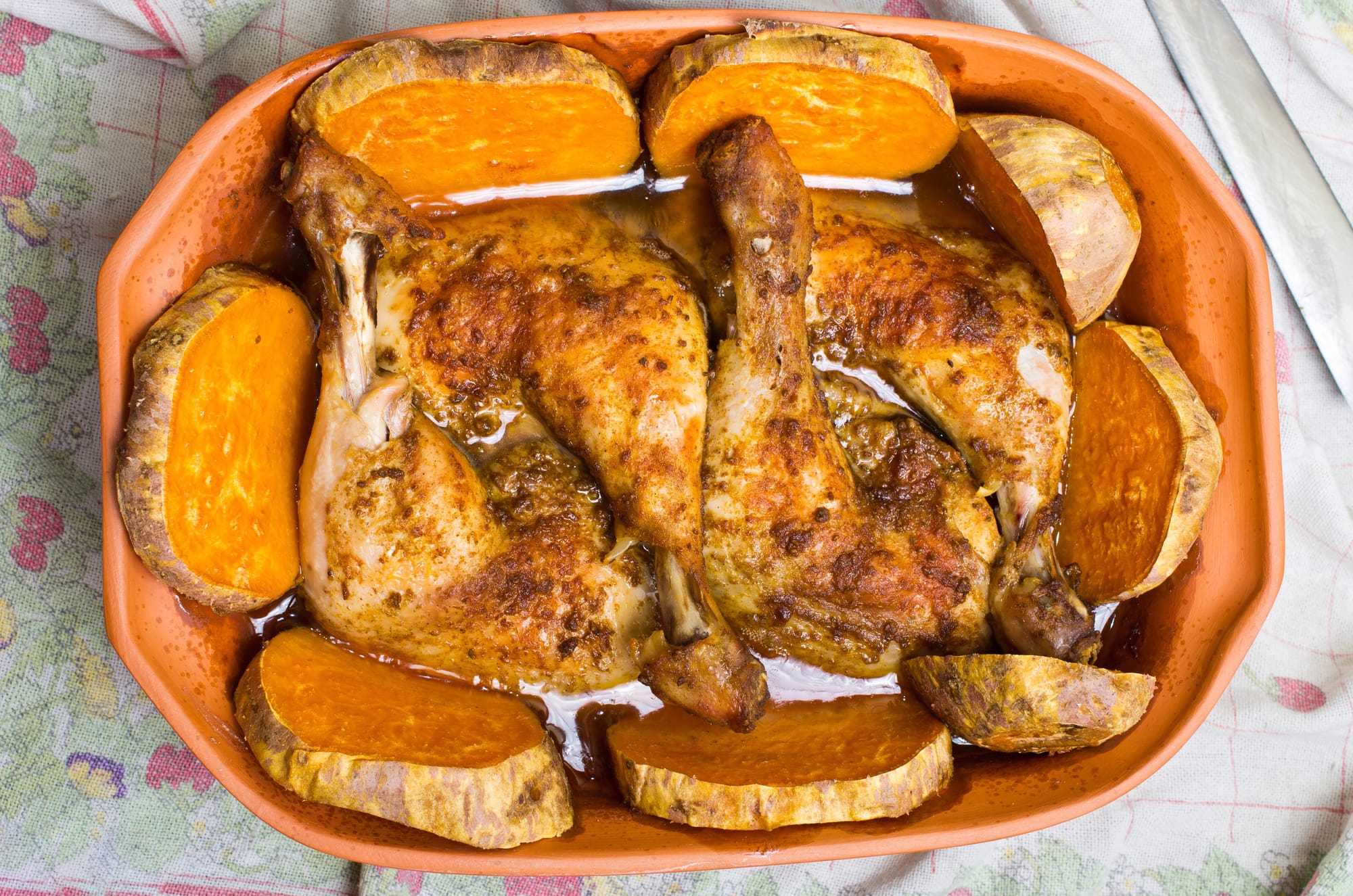 Cajun Chicken with Sweet Potatoes