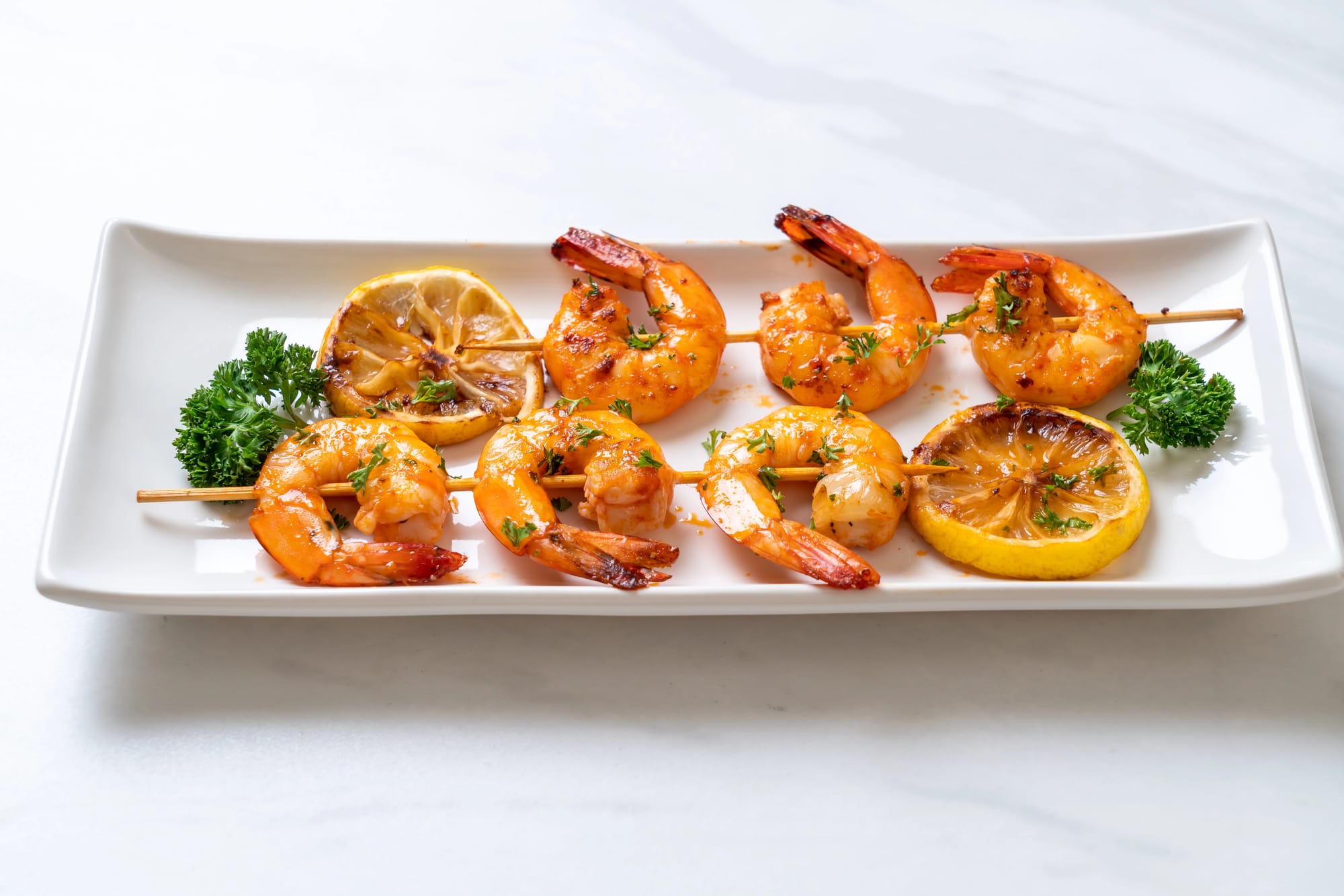 Caramelised Lemon Prawns