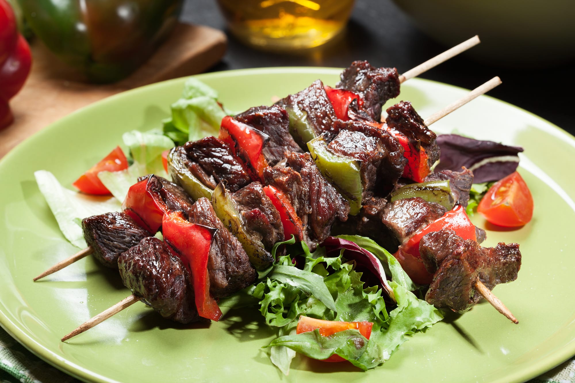 Balsamic Beef Skewers