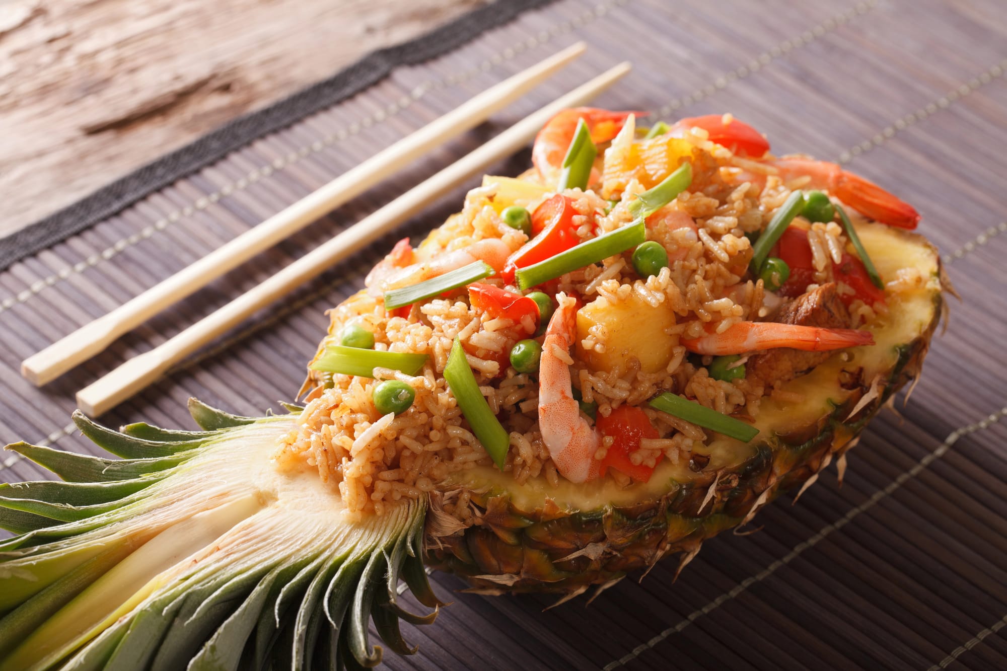 Thai Pineapple and Prawn Rice