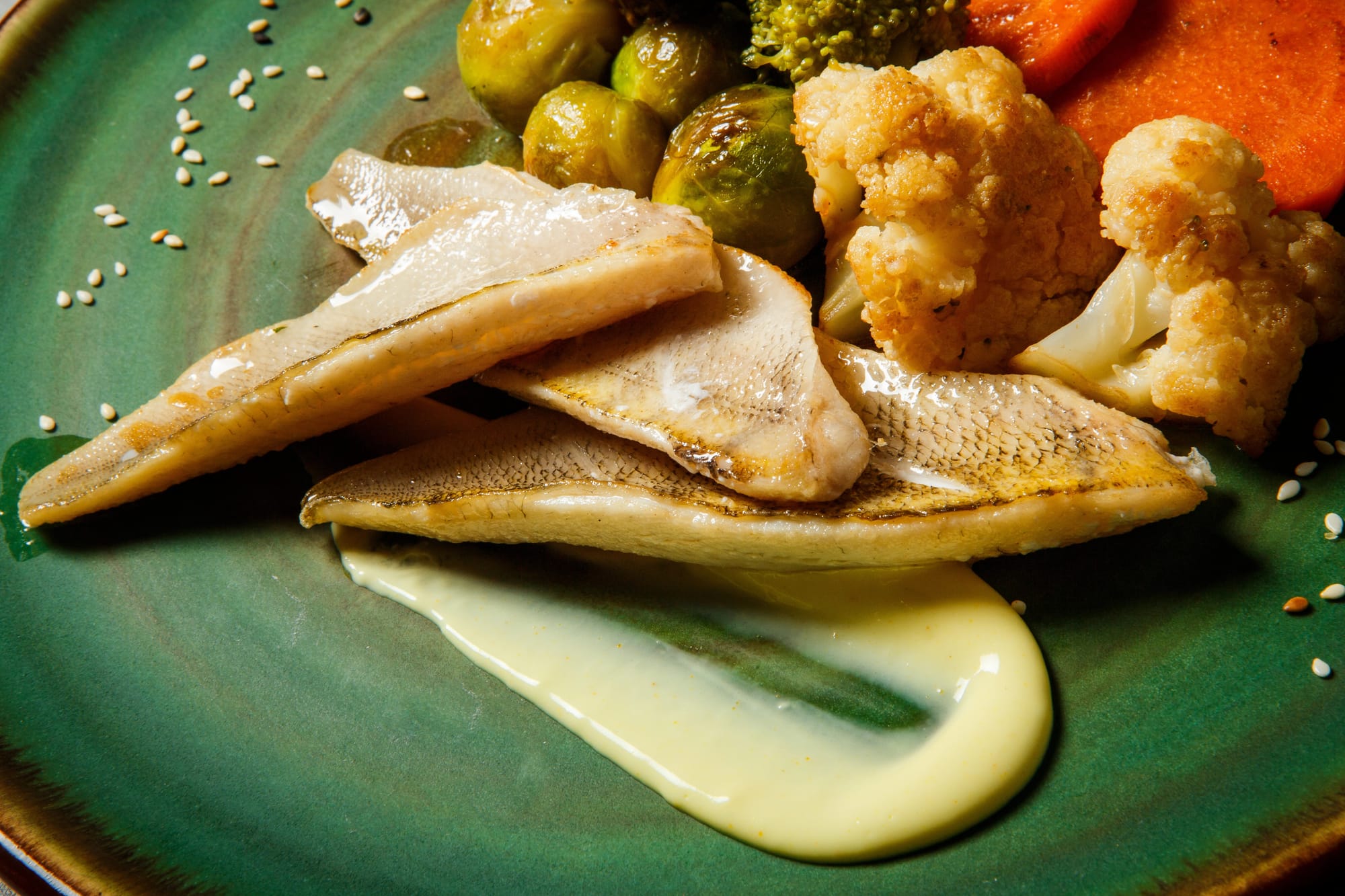 Roast Hake with Cauliflower