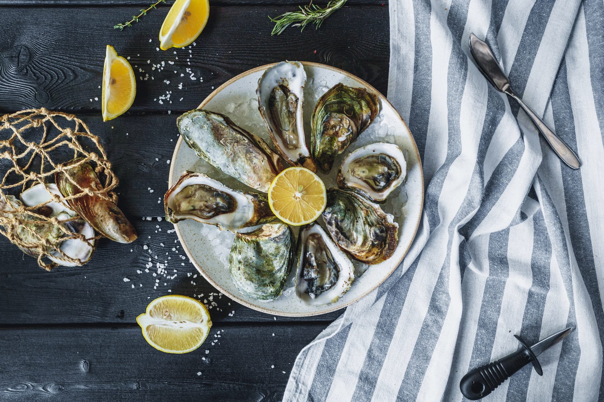 Grilled Oysters with Fennel