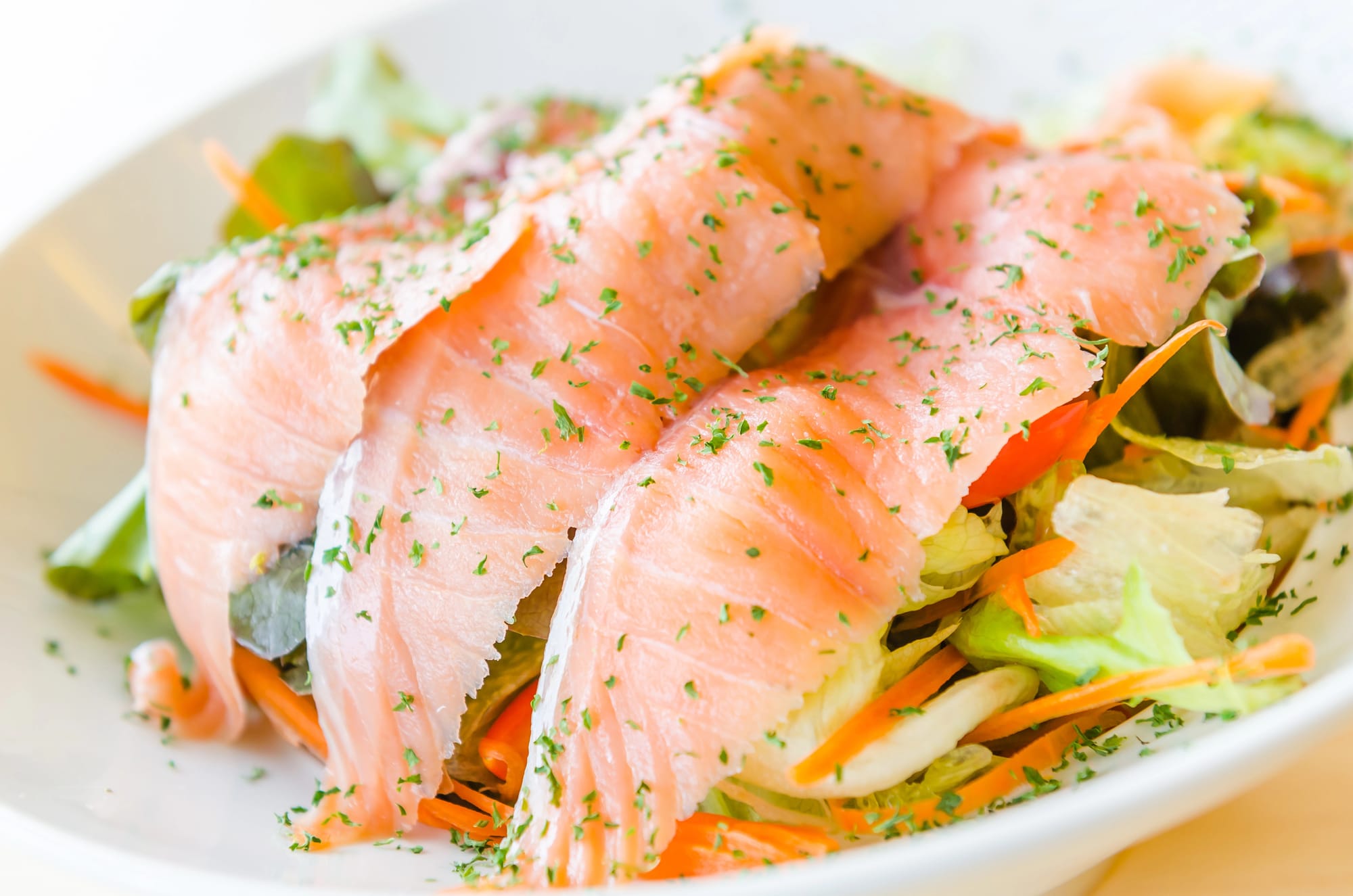 Poached Salmon and Fennel Salad