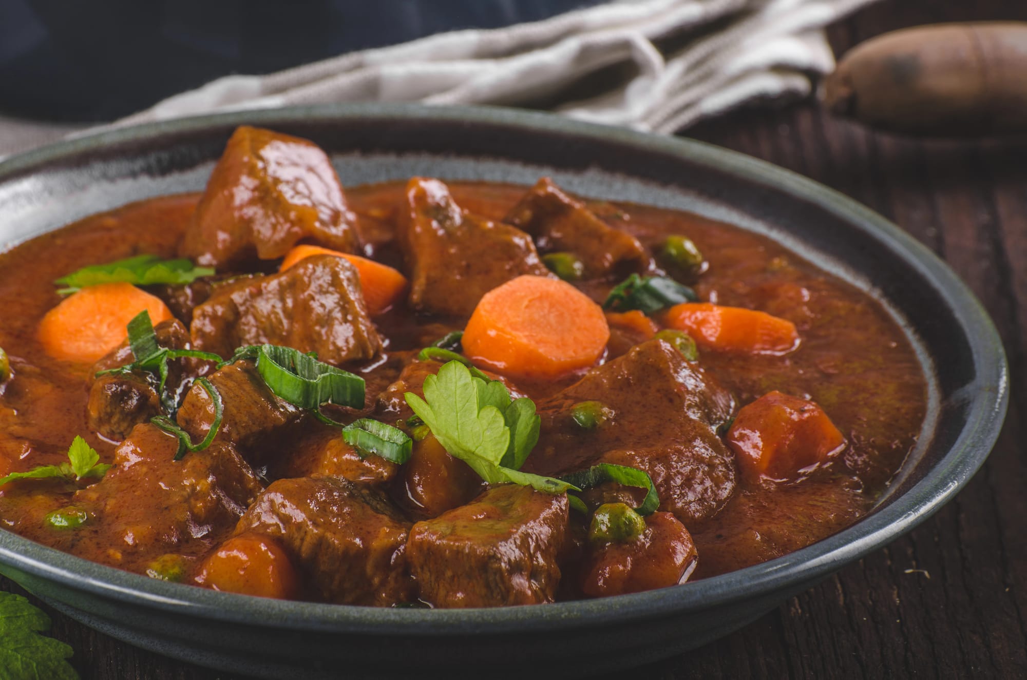 Lamb, Mushroom and Vegemite Stew