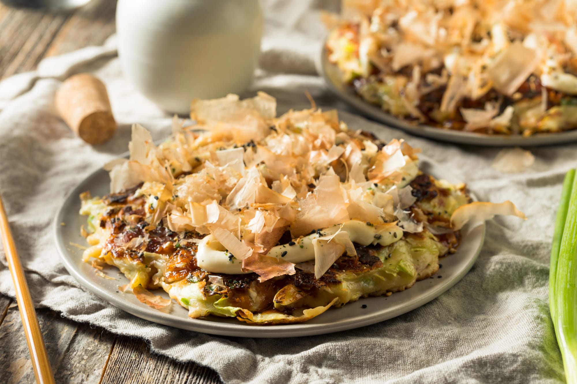 Ginger and Cabbage Japanese Pancake