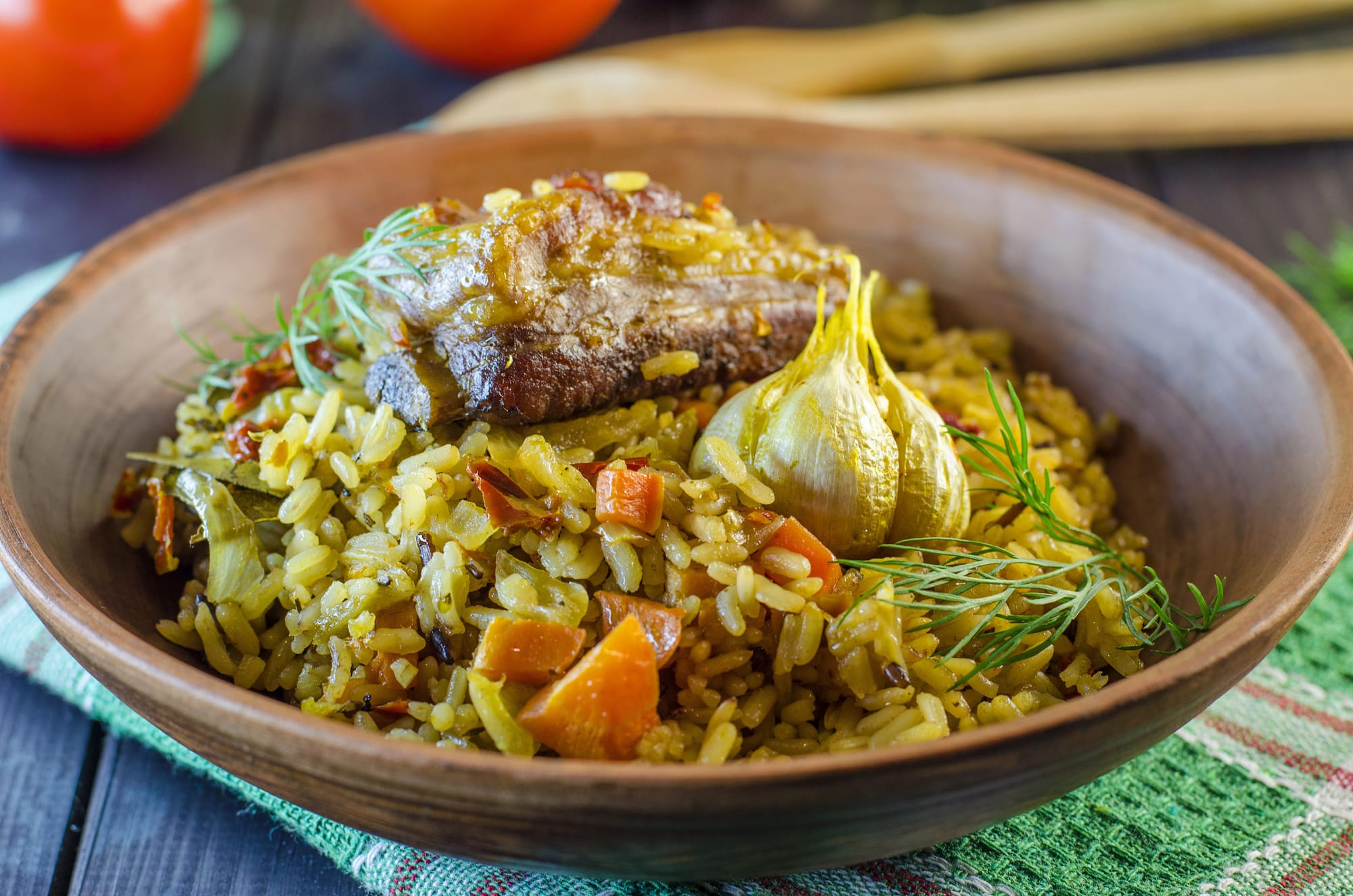 Simple Lamb and Leek Pilaf