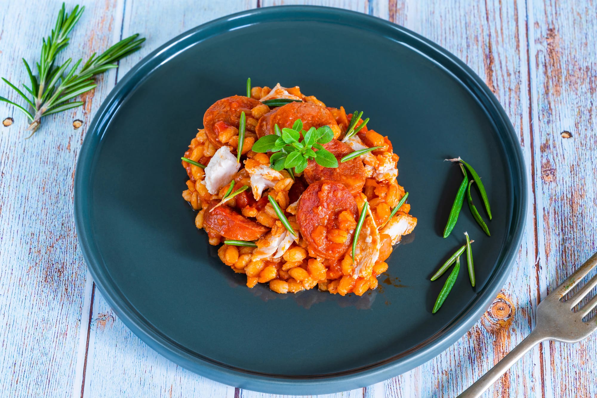 Simple Chorizo Risotto