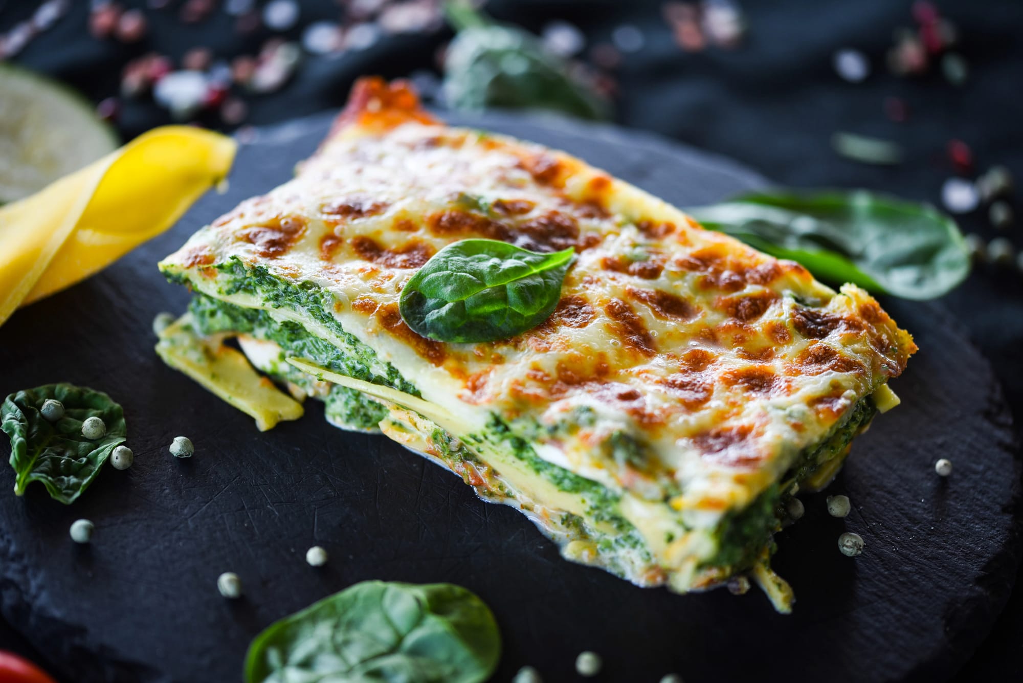 Mushroom and Spinach Lasagne