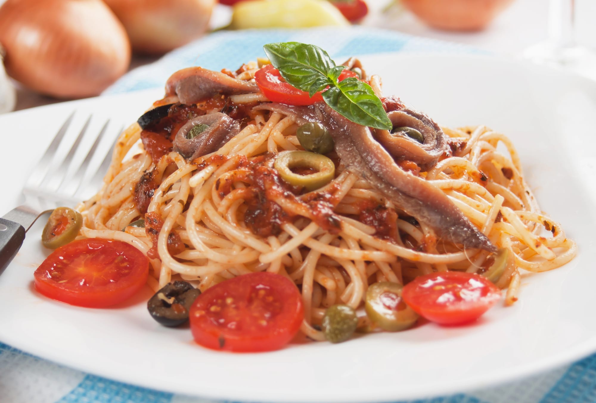 Sicilian Anchovy and Apricot Spaghetti