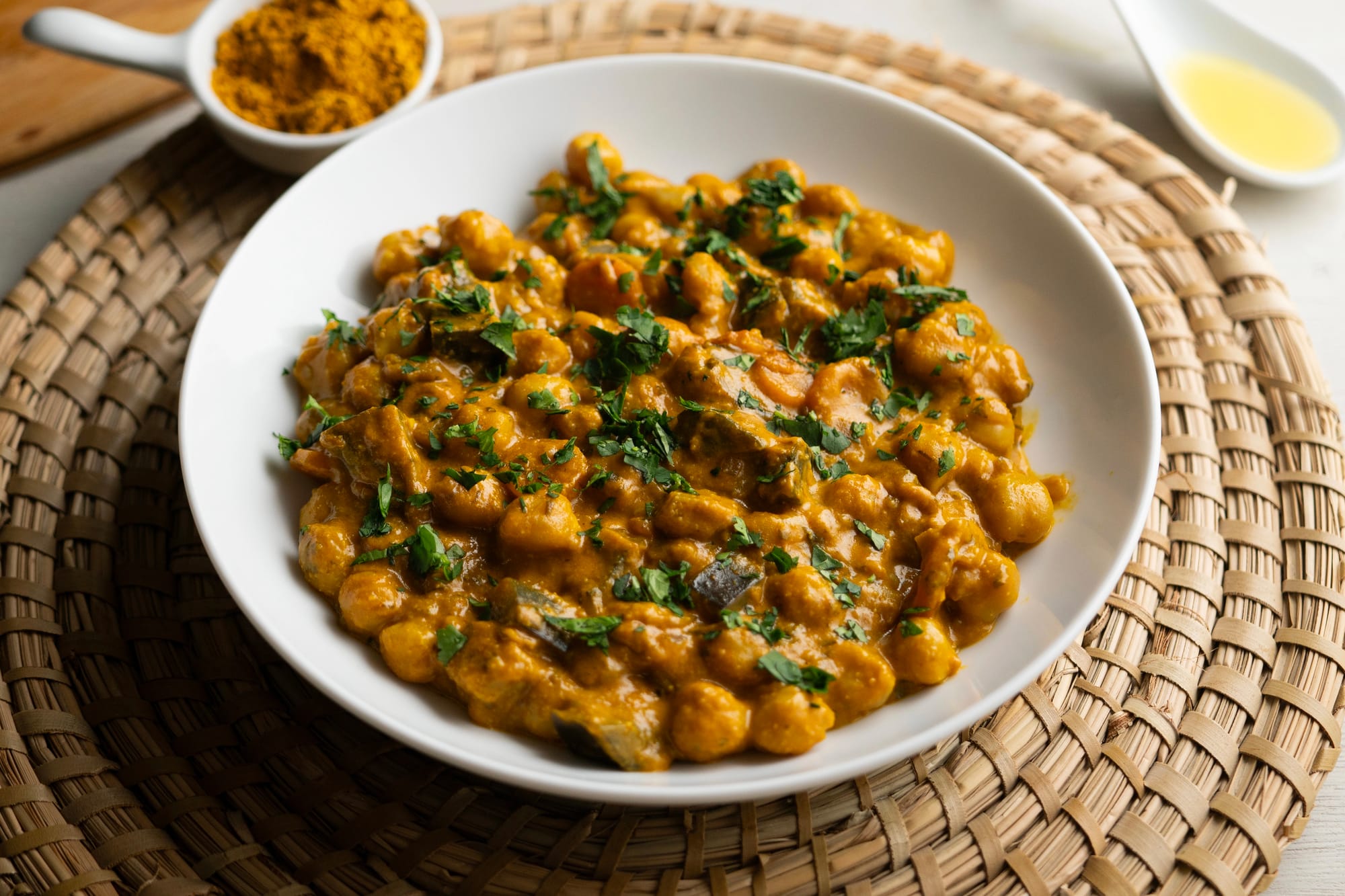 Thai Green Chickpea Curry