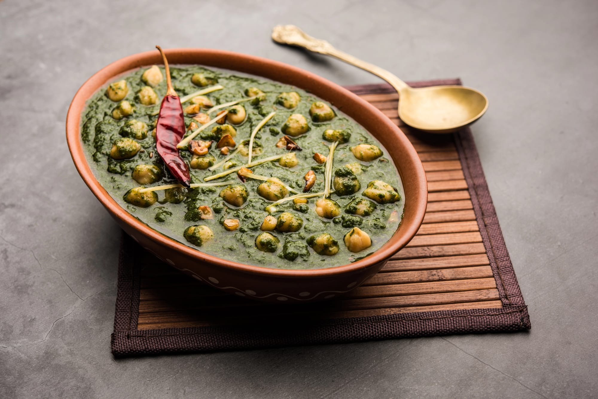 Chickpea Saag Curry