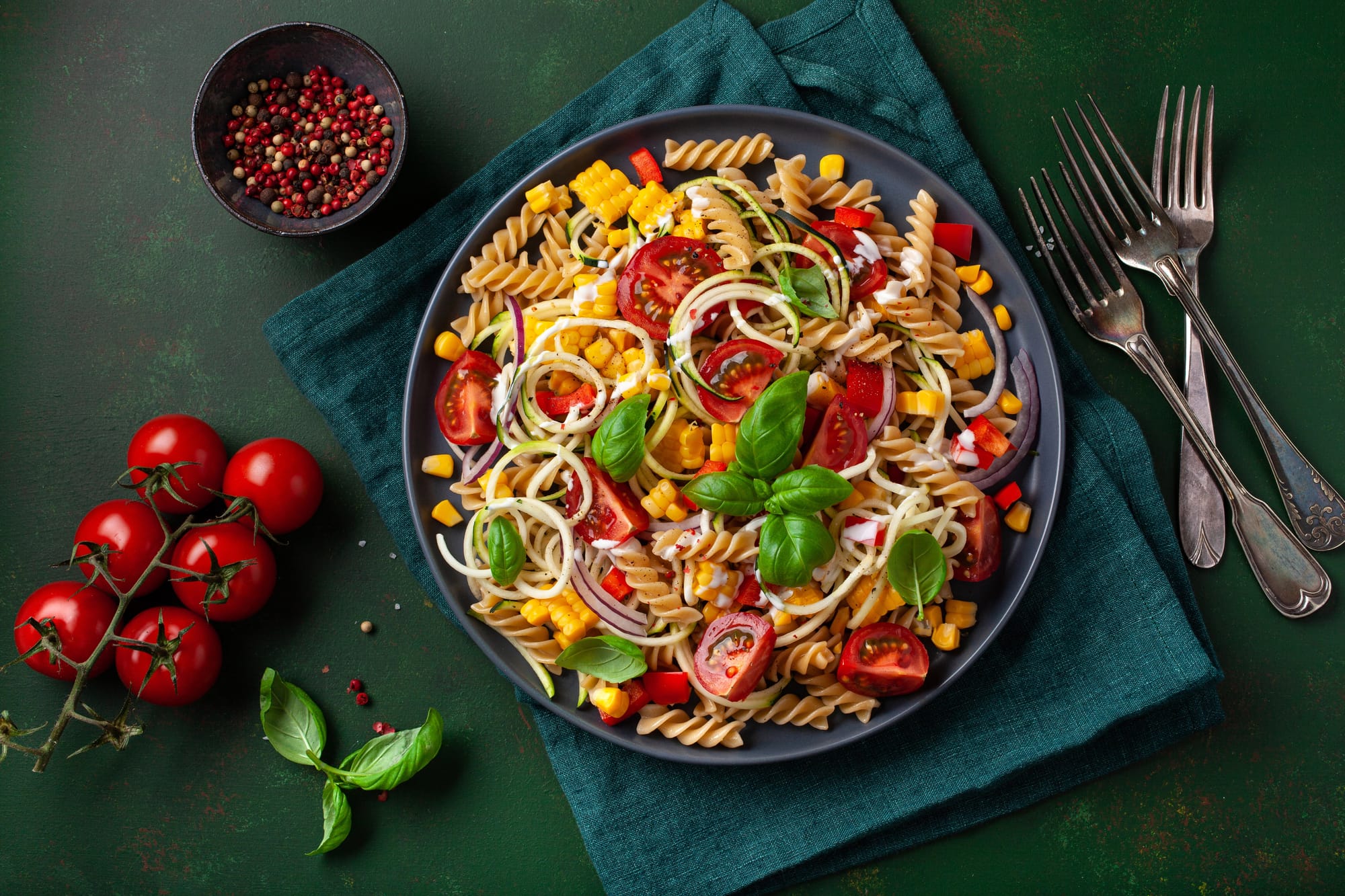 Tex-Mex Corn and Pasta Bake