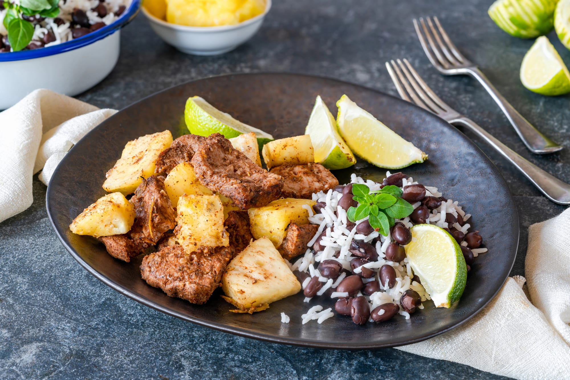 Spicy Pork with Pineapple