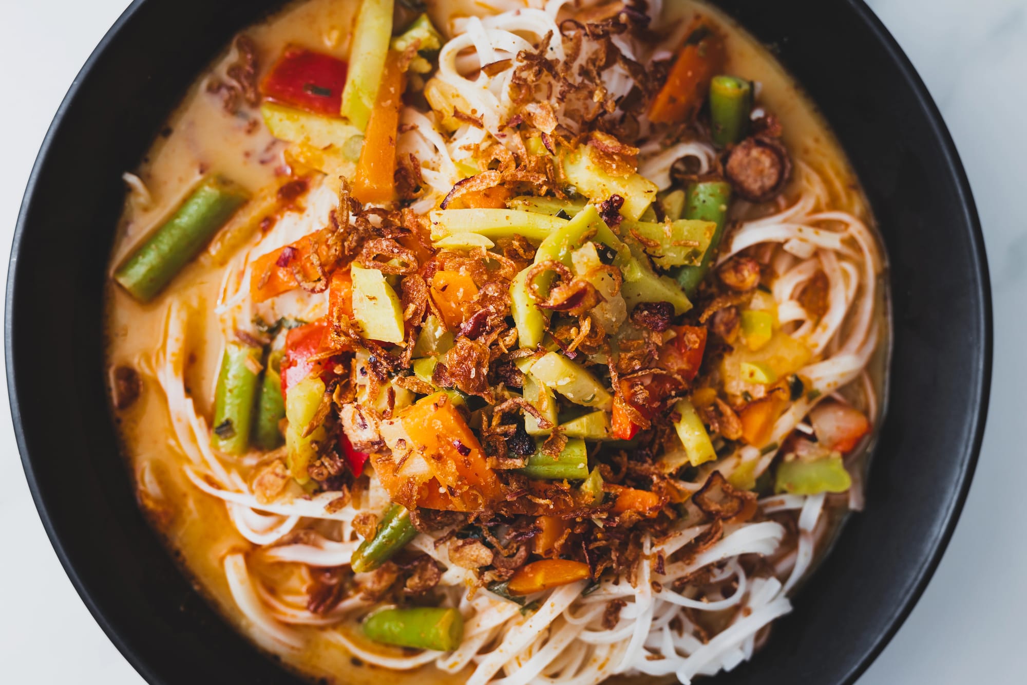Dan Dan Noodles with Mushrooms and Tempeh