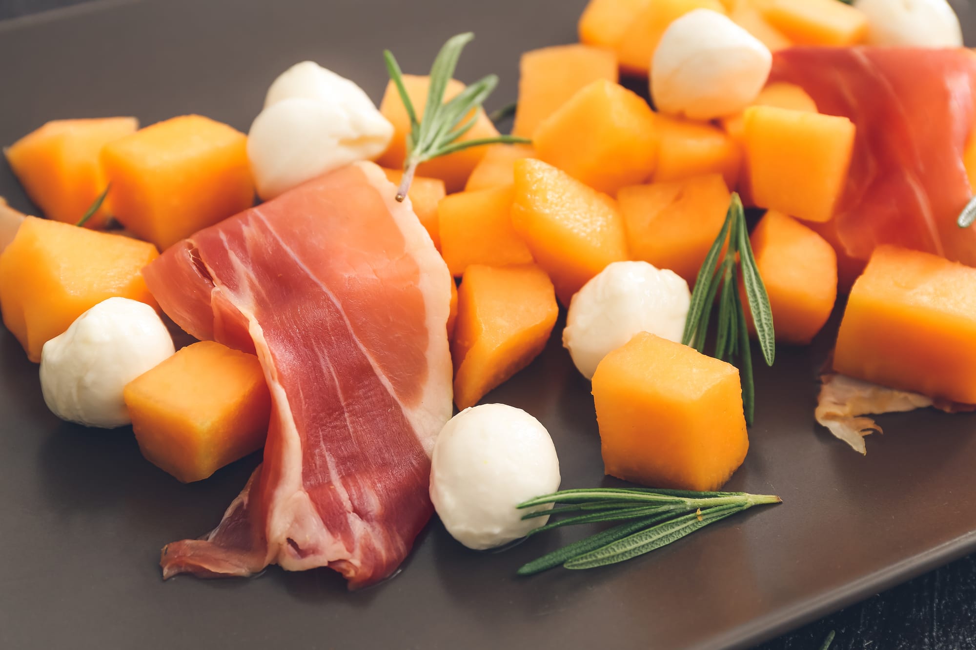 Prosciutto, Melon and Burrata Platter