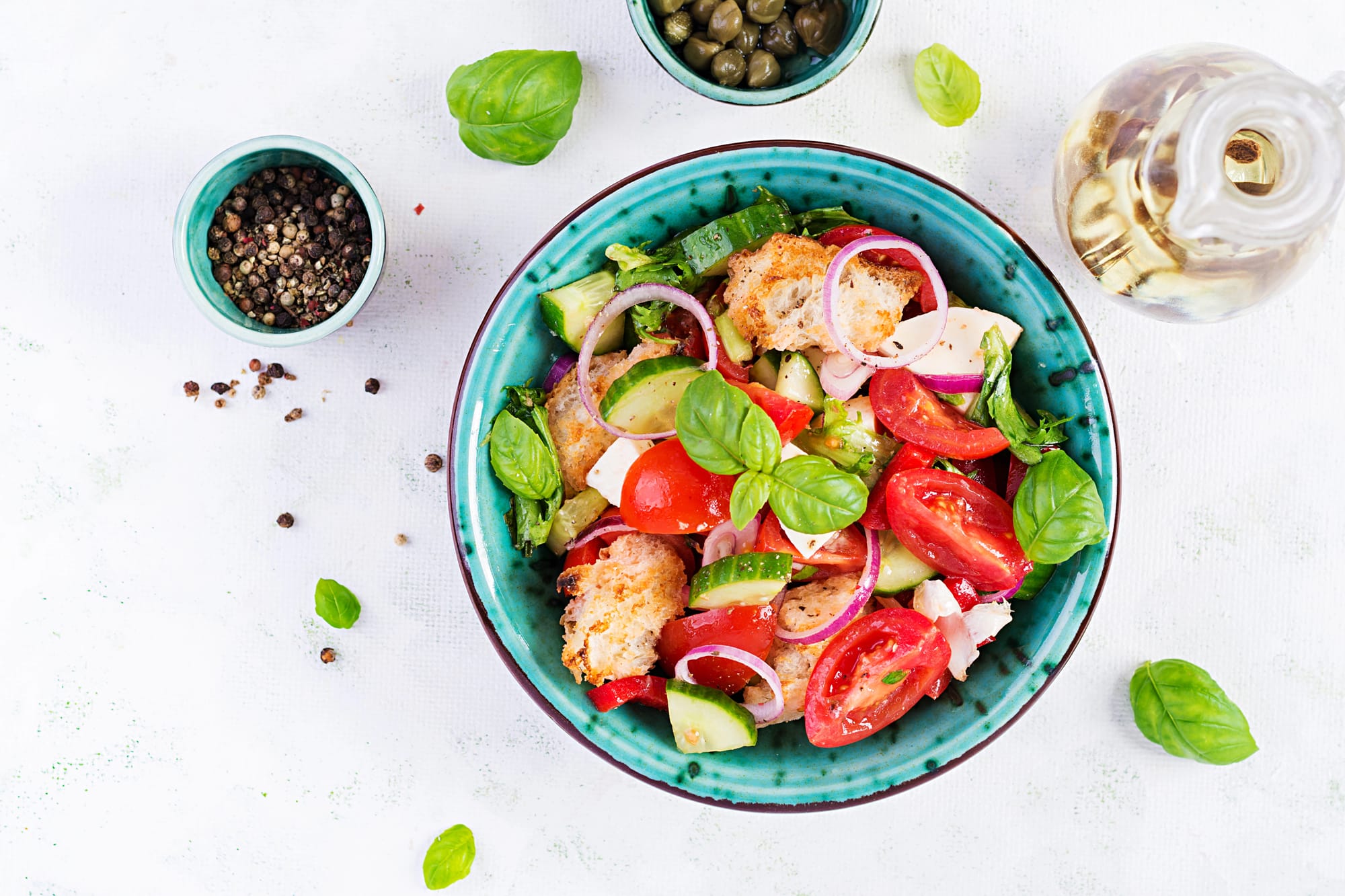 BLT-Style Panzanella Salad