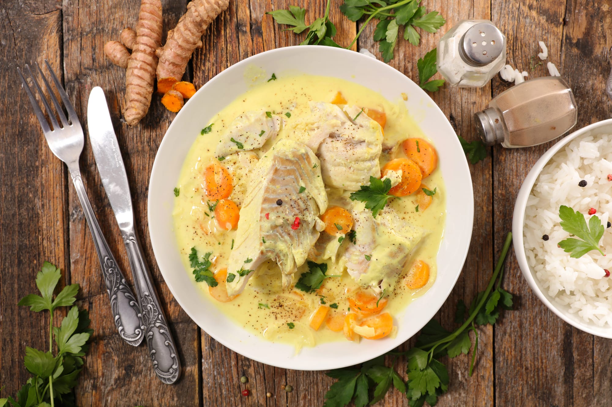 Coconut and Lime Fish Curry