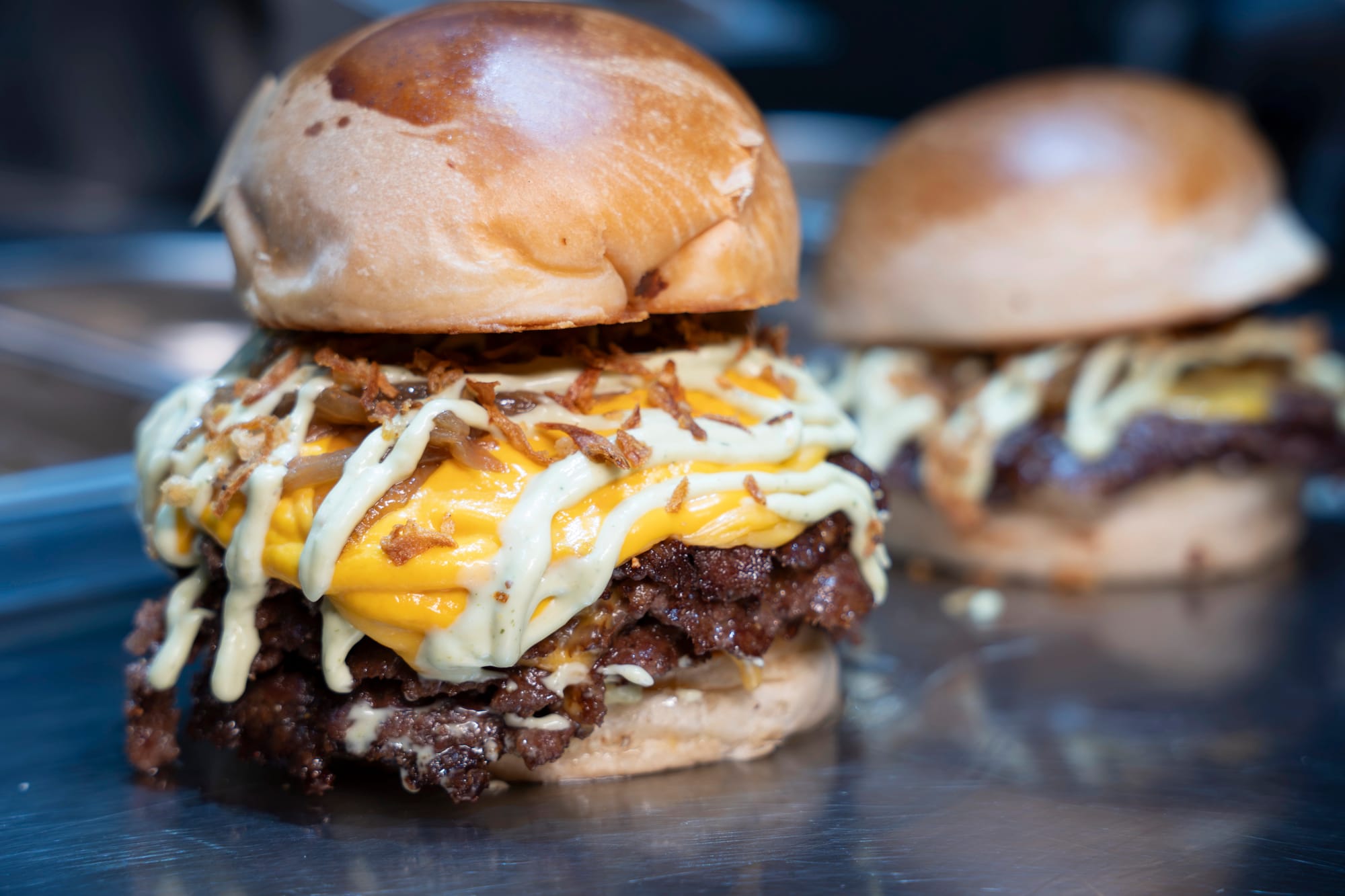Double Smash Cheeseburger