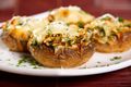 Grilled Mushrooms with Goat's Cheese Recipe