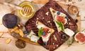 Figs with Pine Nuts and Goats Curd Recipe