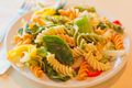 Squash and Spinach Fusilli