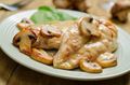 (Relatively) Healthy Chicken in Cream and Mushroom Sauce Recipe