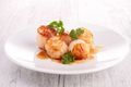 Scallops in Mushroom Sauce