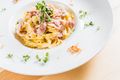 Mushroom and Pancetta Tagliatelle