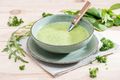 Green Pea and Pancetta Soup
