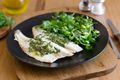 Sea Bass with Pesto