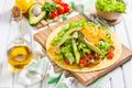Crab and Avo Tostadas