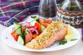 Salmon with Horseradish Crust